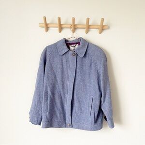 Moriarty’s Gap of Dunloe Ireland Purple Herringbone Wool Jacket